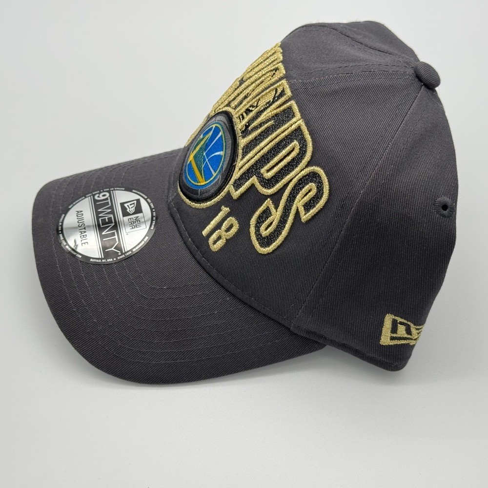 New Era 2018 Golden State Warriors Championship 9FIFTY Strapback Hat